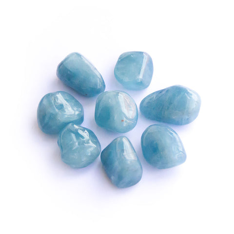 Aquamarine Tumbled Crystal (Blue)