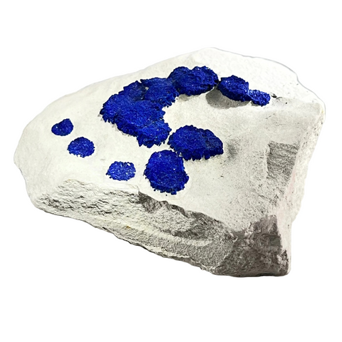 Azurite Suns on Kaolinite