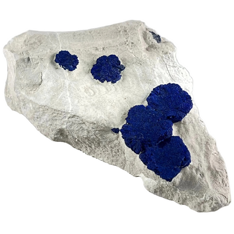 Azurite Suns on Kaolinite