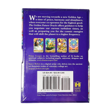 THE GOLDEN FUTURE ORACLE CARDS BY DIANA COOPER, SPACE BEFORE