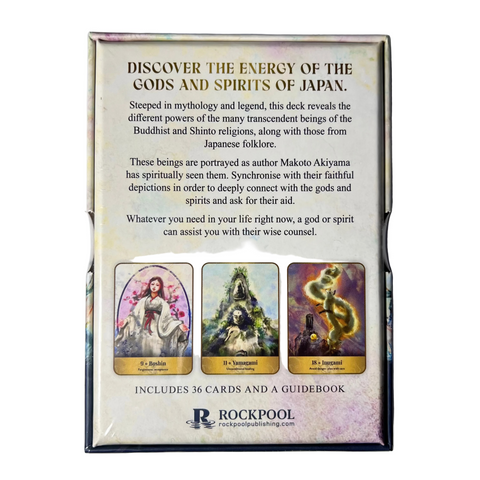 JAPANESE GODS & SPIRTS ORACLE CARDS BY MAKOTO AKIYAMA, FUMIKA TANAKA