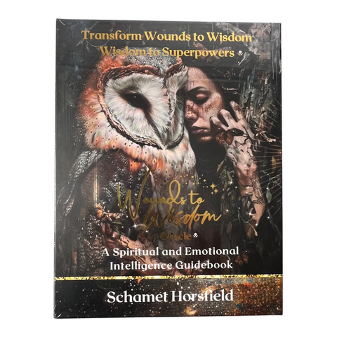 WOUNDS TO WISDOM ORACLE CARDS BY SCHAMET HORSFIELD
