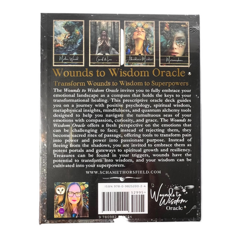 WOUNDS TO WISDOM ORACLE CARDS BY SCHAMET HORSFIELD