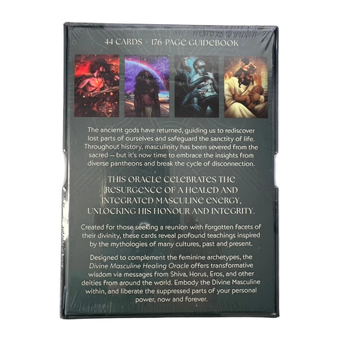 DIVINE MASCULINE HEALING ORACLE CARDS BY CHRISTABEL JESSICA, CECILIA G.F.