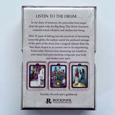 SPIRIT OF THE DRUM ORACLE CARDS BY BARBARA MEIKLEJOHN-FREE, FLAVIA KATE PETERS