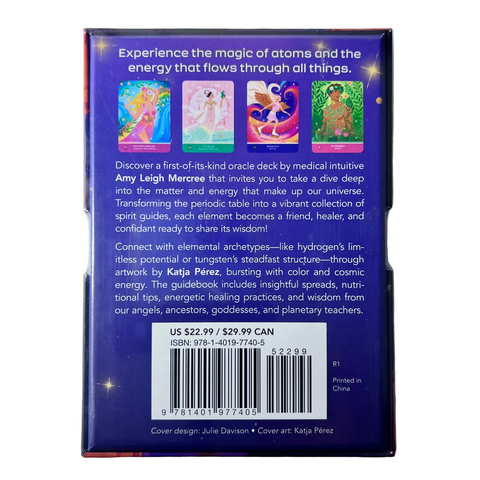 ATOMIC ELEMENT HEALING ORACLE CARDS BY AMY LEIIGH MERCREE, KATJA PEREZ
