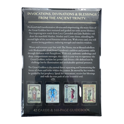 THE GREAT GODDESS ORACLE CARDS BY LUCY CAVENDISH, JAKE BADDELEY