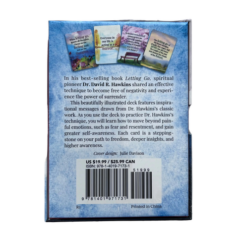 THE LETTING GO ORACLE CARDS BY DAVID R. HAWKIN, M.D..PhD