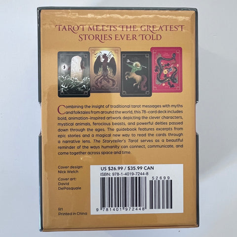 THE STORYTELLER'S TAROT CARDS BY DAVID DEPASQUALE
