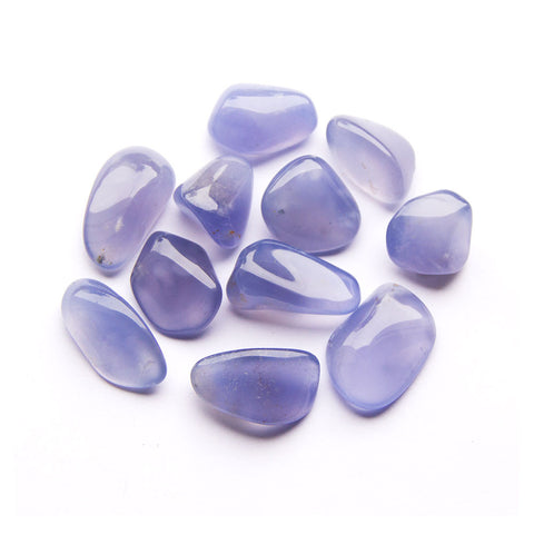 Chalcedony Tumbled Crystal (Blue)