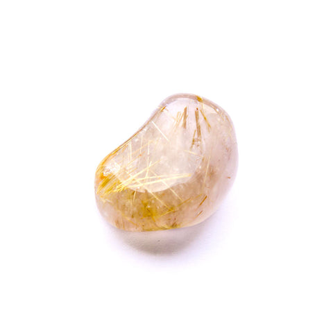 Golden Rutile Quartz Tumbled Crystal