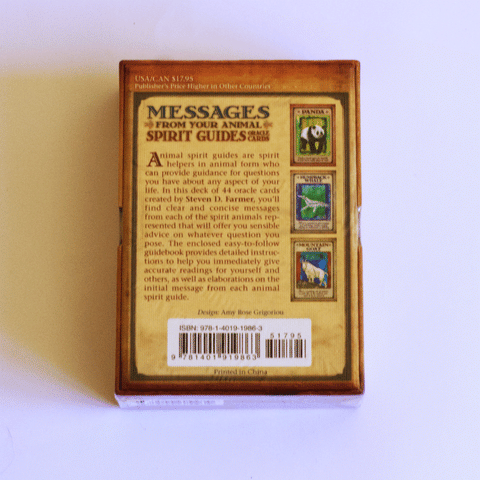 Messages From Your Animal Spirit Guides Oracle Cards by Steven D. Farmer