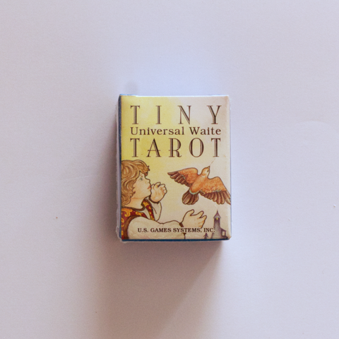 Tiny Universal Waite Tarot Deck by Pamela Colman Smith & Arthur Edward Waite