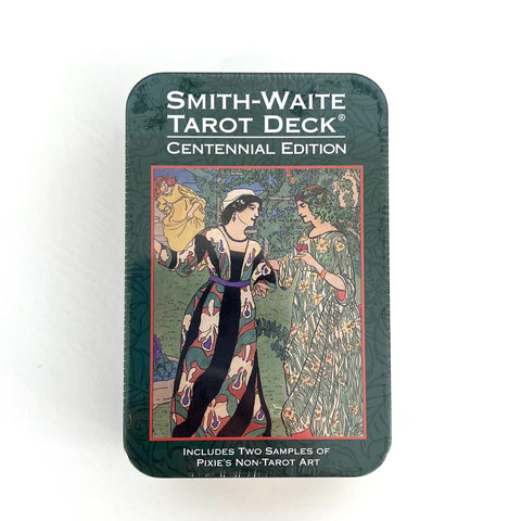 Smith Waite Tarot Deck in a Tin Centennial Edition by Pamela Colman Smith
