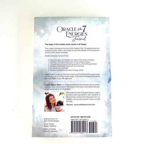 Oracle of the 7 Energies Journal by Colette Baron-Reid