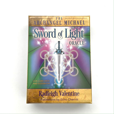 Archangel Michael Sword of Light Oracle Cards by Radleigh Valentine & Echo Chernik
