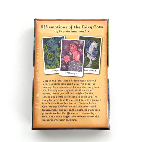 Affirmations of the Fairy Cats Deck and Book Set by Brenda June Saydak