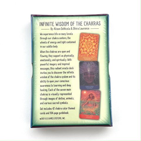 Infinite Wisdom of the Chakras Cards by Alison DeNicola (Auth) & Dhira Lawrence (Art)