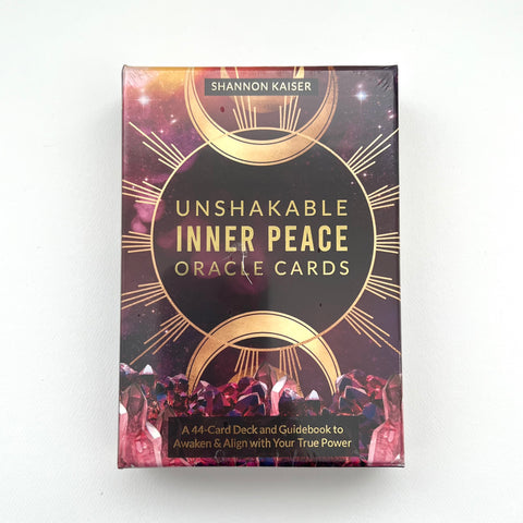 Unshakable Inner Peace Oracle Cards by Shannon Kaiser