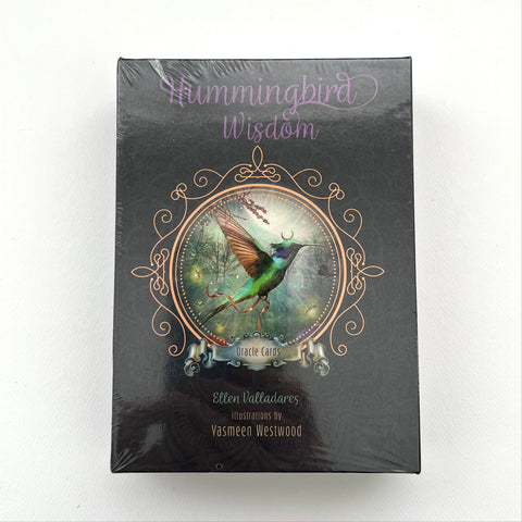 Hummingbird Wisdom Oracle Cards by Ellen Valladares (Auth) & Yasmeen Westwood (Art)