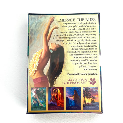 Whispers of Aloha Oracle Cards by Angela Hartfield & Christina DeHoff