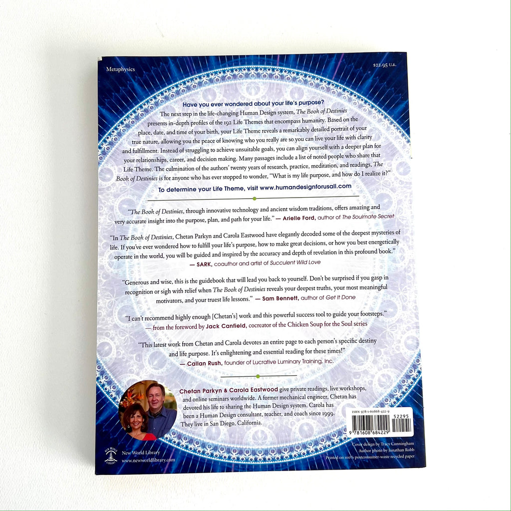 Book of Destinies by Chetan Parkyn - Crystal Impressions